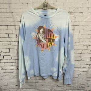 Authentic Jimi Hendrix Long Sleeve Tee Shirt Large Tiedye Unisex